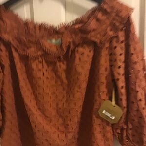 Women's Rust Blouse
